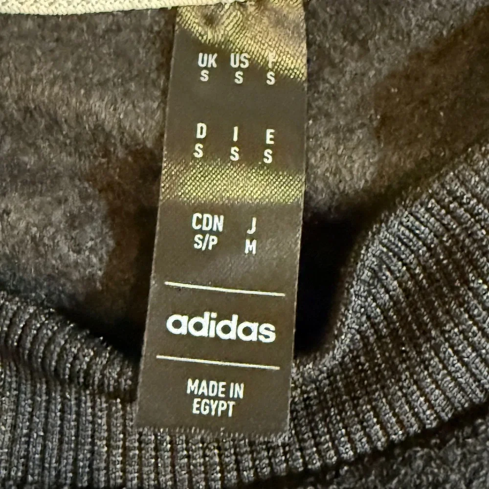 Adidas Mens Boucle‎ Fleece Crew Sweatshirt Black Style ADVRO869 Size S
